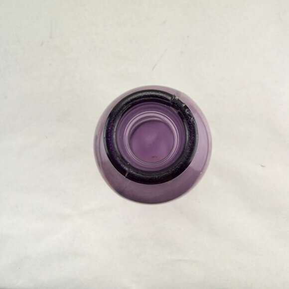 Vintage Dark Purple Glass Bottle 12" - Picture 5 of 10